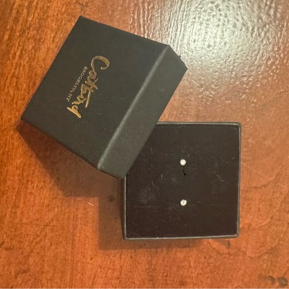 Catbird Jewelry - PAIR Catbird Pinprick Studs in Yellow Gold- EUC